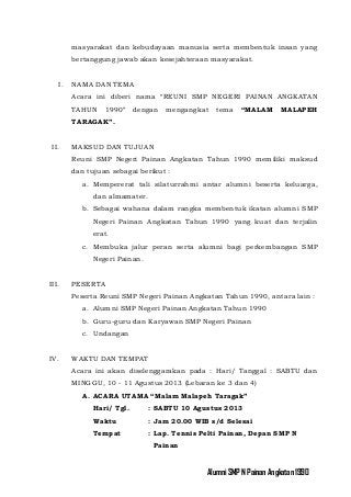 Detail Kumpulan Proposal Reuni Smp Nomer 2