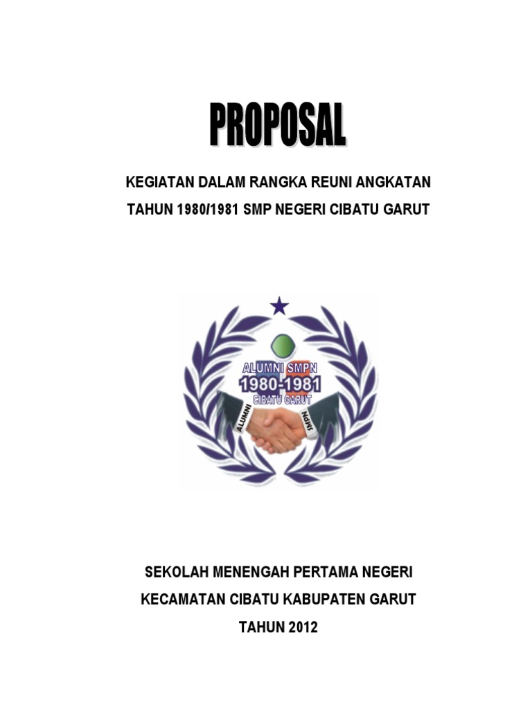 Detail Kumpulan Proposal Reuni Smp Nomer 10