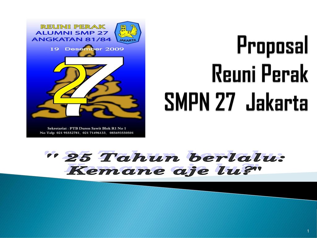 Detail Kumpulan Proposal Reuni Smp Nomer 19