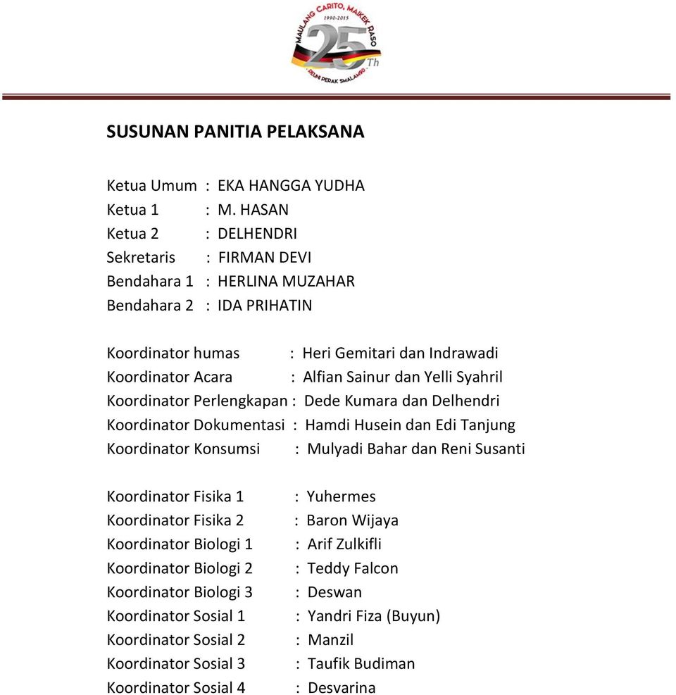 Detail Kumpulan Proposal Reuni Smp Nomer 31