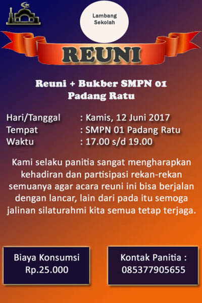 Detail Kumpulan Proposal Reuni Smp Nomer 33