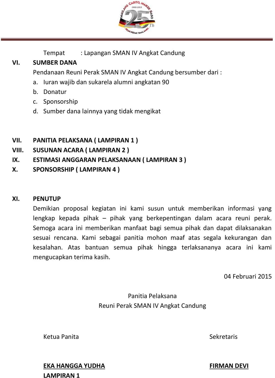 Detail Kumpulan Proposal Reuni Smp Nomer 9