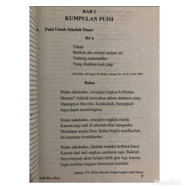 Detail Kumpulan Puisi Anak Sd Nomer 48