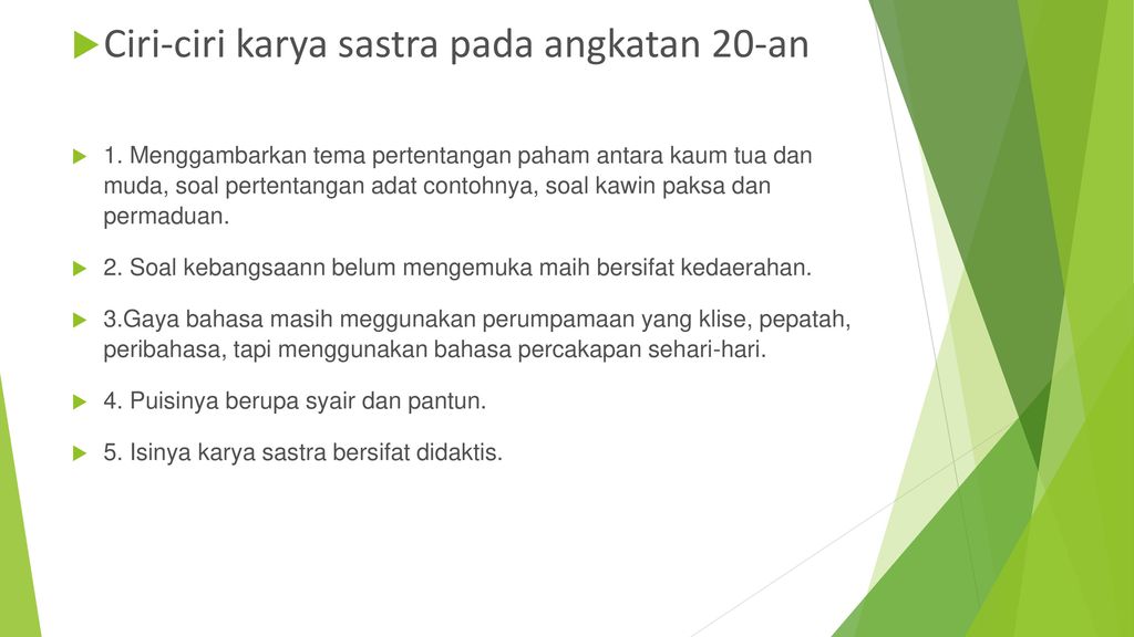 Detail Kumpulan Puisi Angkatan 20 Nomer 46