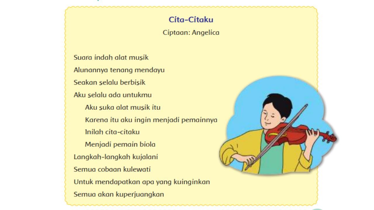 Detail Kumpulan Puisi Cita Citaku Nomer 7