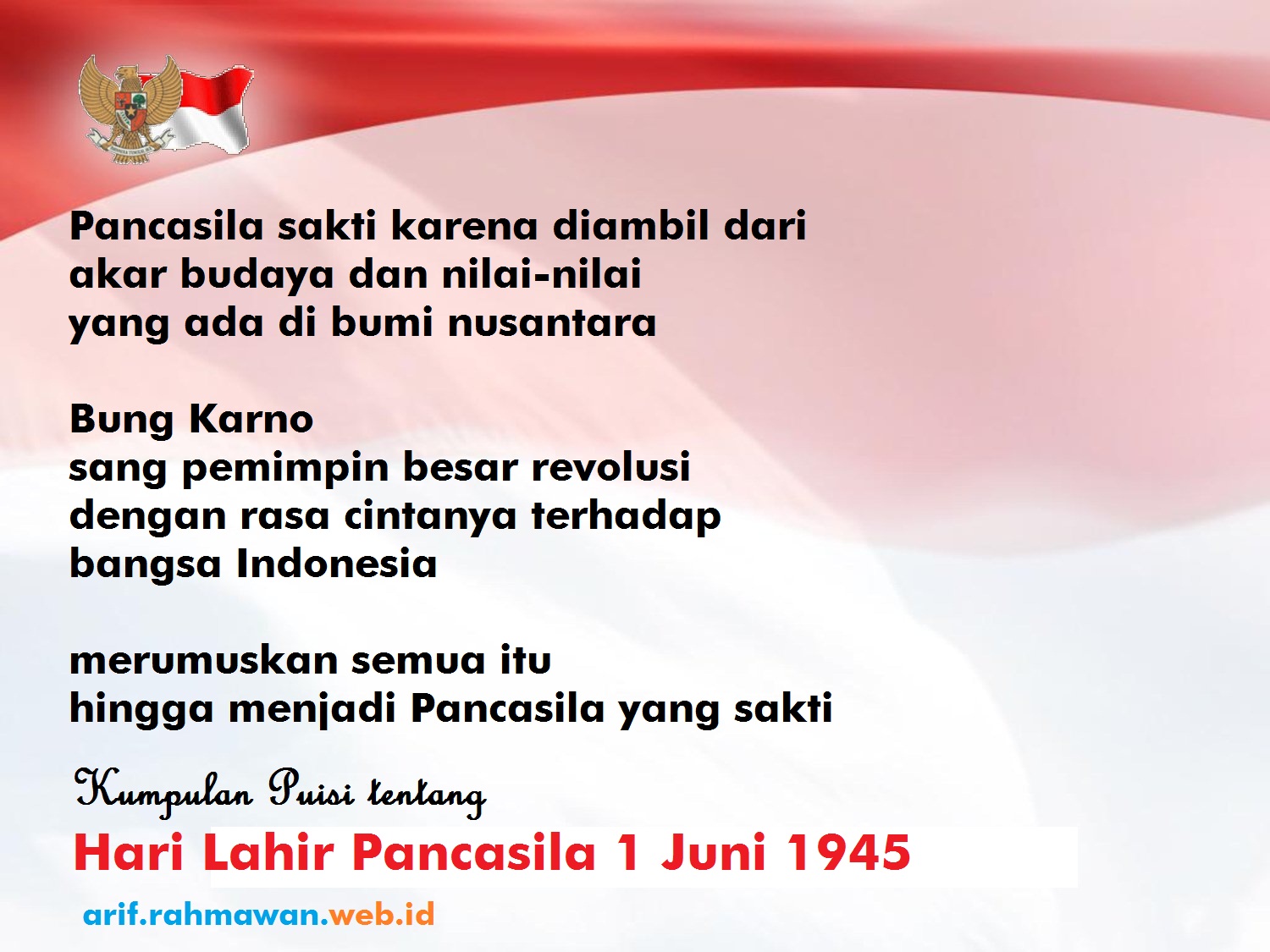 Kumpulan Puisi Pancasila - KibrisPDR