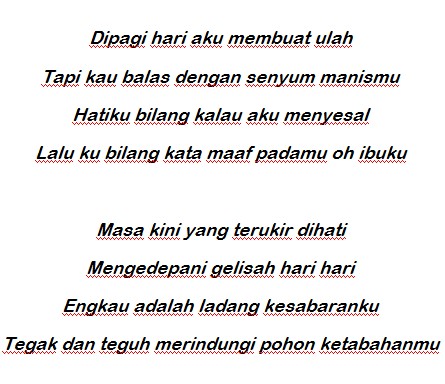 Detail Kumpulan Puisi Pendek Tentang Ibu Nomer 16