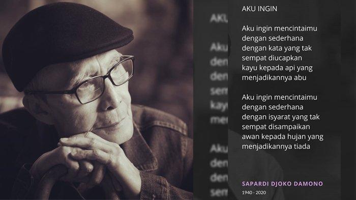 Detail Kumpulan Puisi Sapardi Djoko Damono Nomer 28