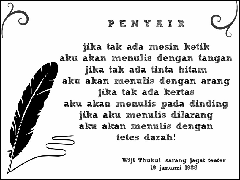 Detail Kumpulan Puisi Wiji Thukul Nomer 23