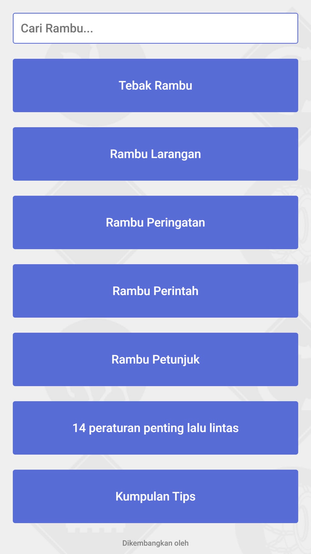 Detail Kumpulan Rambu Lalu Lintas Nomer 21