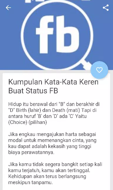 Detail Kumpulan Status Banyak Like Nomer 5