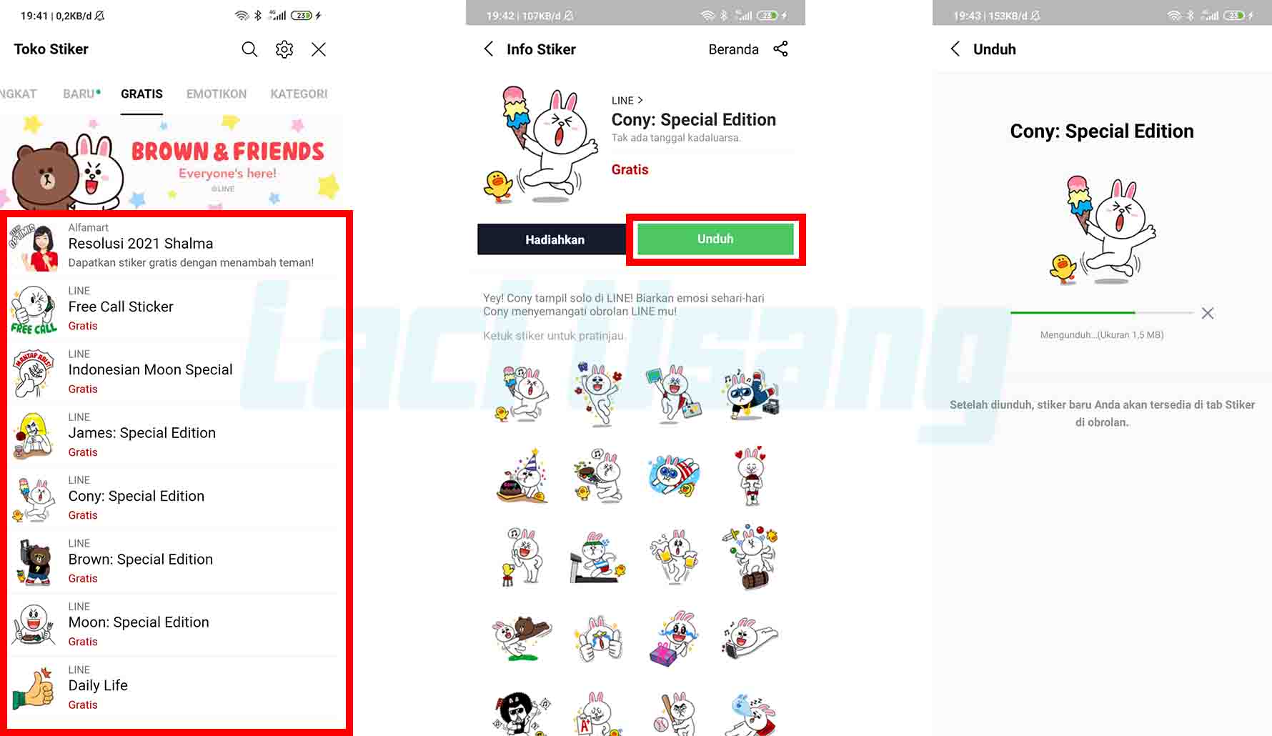 Detail Kumpulan Sticker Line Gratis Nomer 3