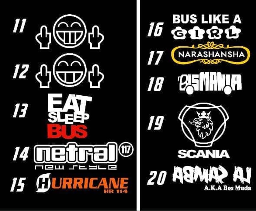 Detail Kumpulan Stiker Kaca Bussid Nomer 25