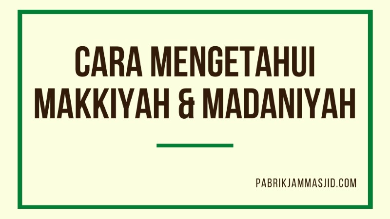 Detail Kumpulan Surat Makkiyah Nomer 5