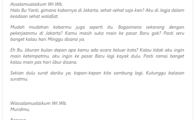 Detail Kumpulan Surat Pribadi Untuk Guru Nomer 15