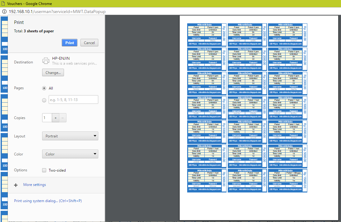 Detail Kumpulan Template Voucher Mikrotik Nomer 11