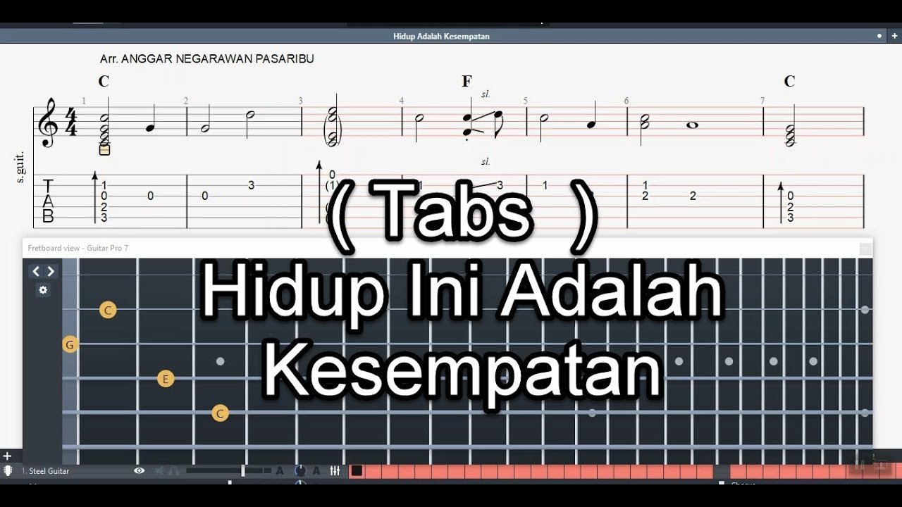 Detail Kunci Gitar Hidup Ini Adalah Kesempatan Nomer 12