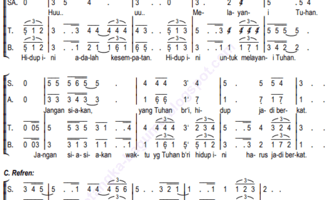 Detail Kunci Gitar Hidup Ini Adalah Kesempatan Nomer 30