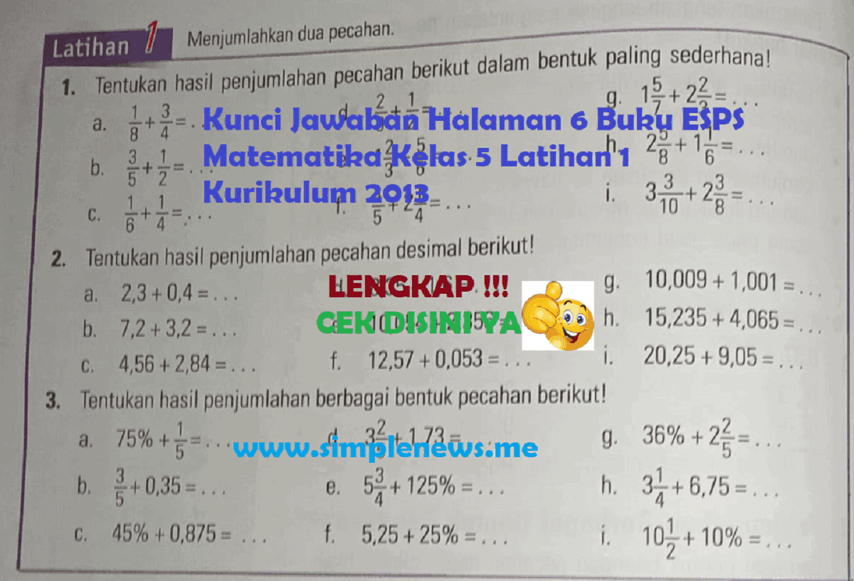 Detail Kunci Jawaban Buku Nomer 31