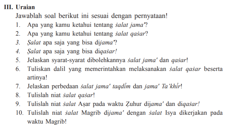 Download Kunci Jawaban Buku Agama Islam Kelas 7 Kurikulum 2013 Nomer 24