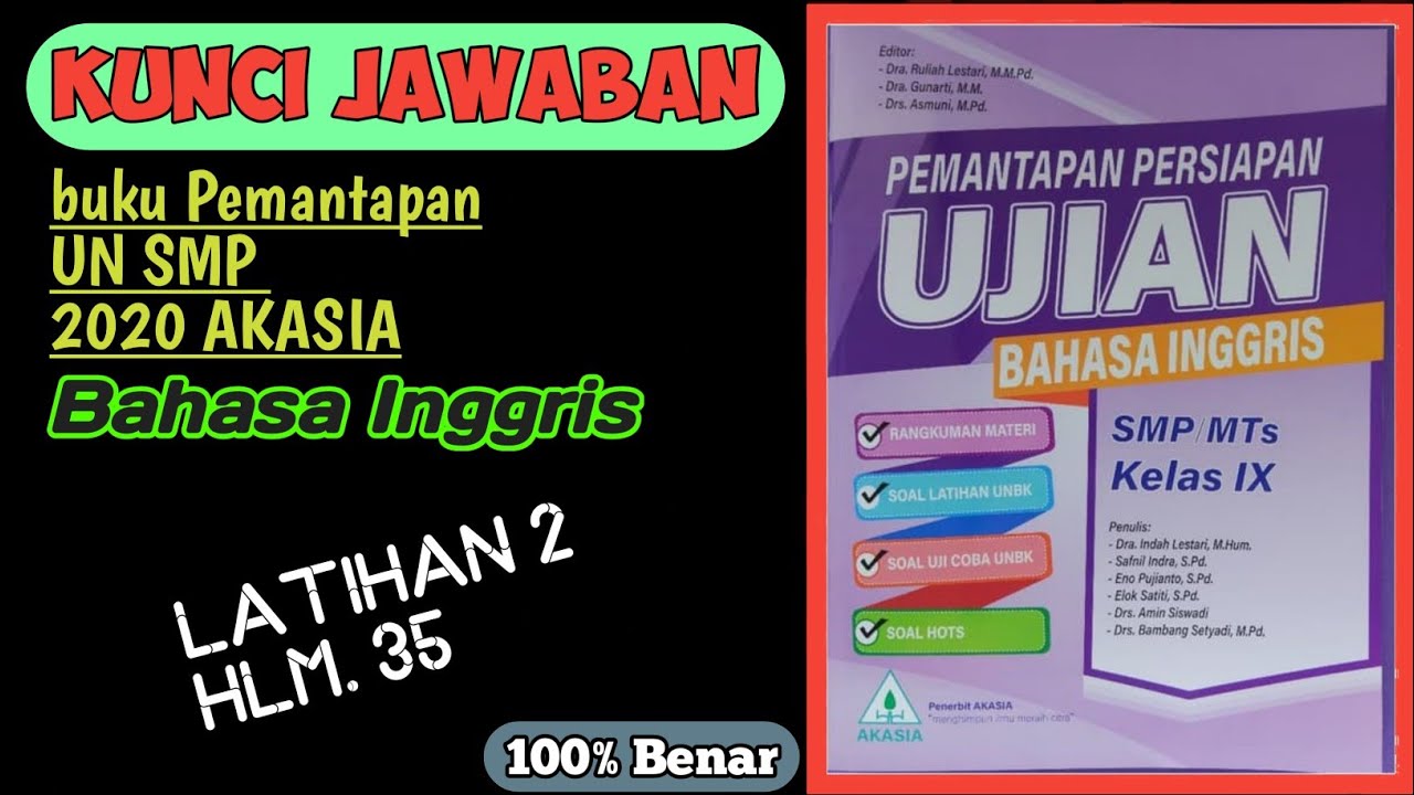 Detail Kunci Jawaban Buku Akasia Bahasa Indonesia 2019 Nomer 18