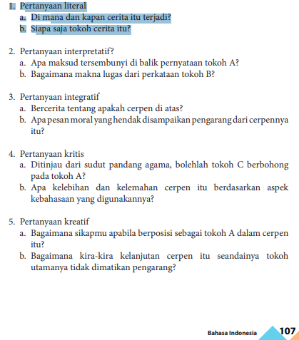 Detail Kunci Jawaban Buku Bahasa Indonesia Kelas 11 Nomer 28