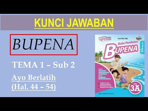 Detail Kunci Jawaban Buku Bupena Nomer 41