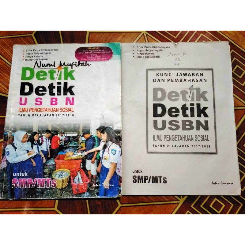 Detail Kunci Jawaban Buku Detik Detik Kelas 6 2017 2018 Nomer 45