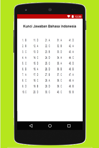 Detail Kunci Jawaban Buku Detik Detik Kelas 6 2019 Bahasa Indonesia Nomer 25