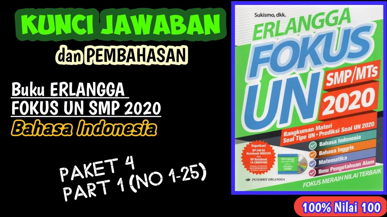 Detail Kunci Jawaban Buku Fokus Un 2020 Nomer 22