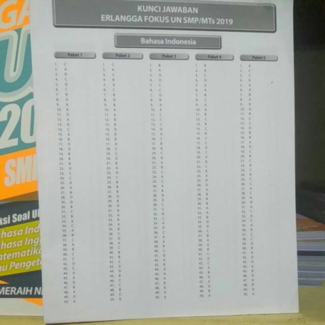 Detail Kunci Jawaban Buku Fokus Un 2020 Nomer 40