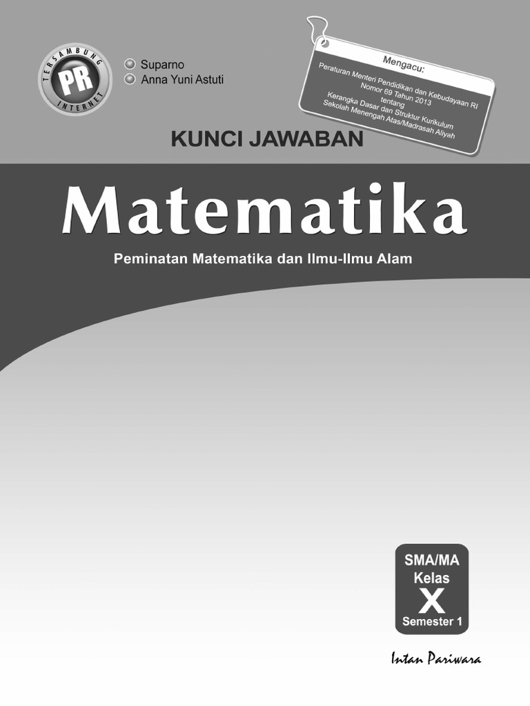 Detail Kunci Jawaban Buku Intan Pariwara Kelas 10 Semester 1 Nomer 45