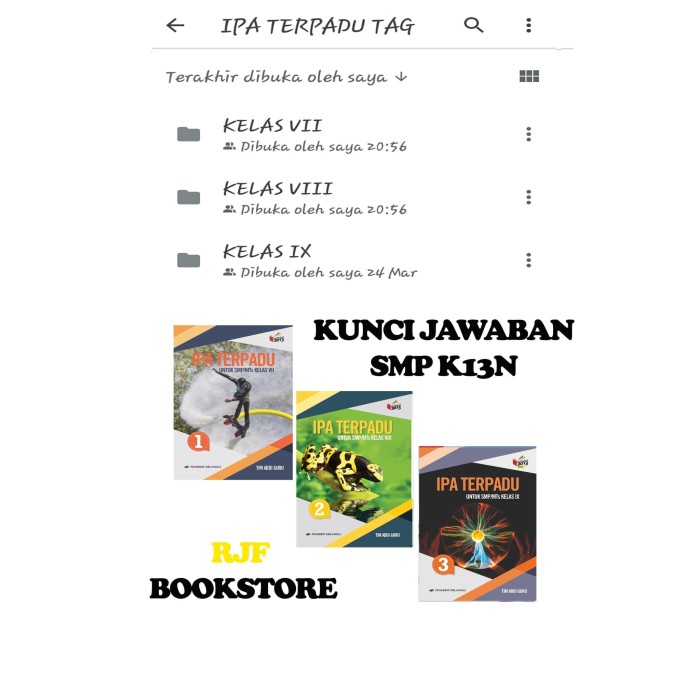 Kunci Jawaban Buku Ipa Terpadu Kelas 7 Penerbit Erlangga - KibrisPDR