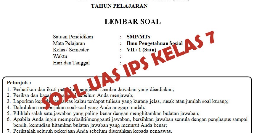 Detail Kunci Jawaban Buku Ips Kelas 7 Kurikulum 2013 Nomer 14