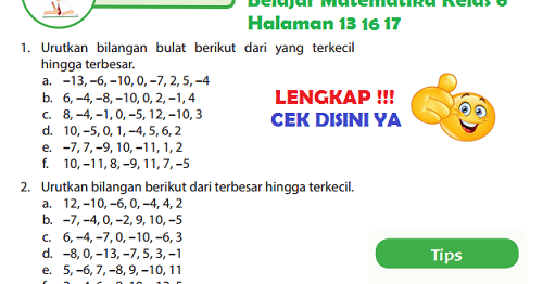 Detail Kunci Jawaban Buku Matematika Nomer 14