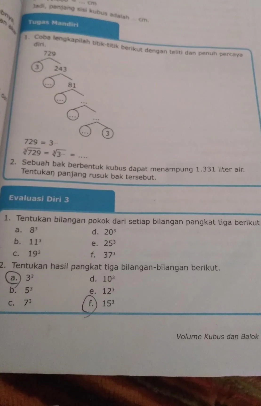 Detail Kunci Jawaban Buku Matematika Kelas 5 Kurikulum 2013 Nomer 22