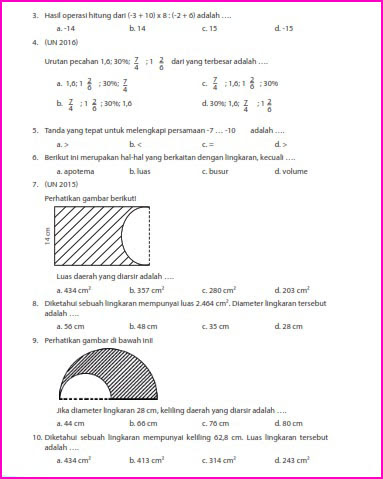 Detail Kunci Jawaban Buku Matematika Kelas 6 Kurikulum 2013 Penerbit Mediatama Nomer 17