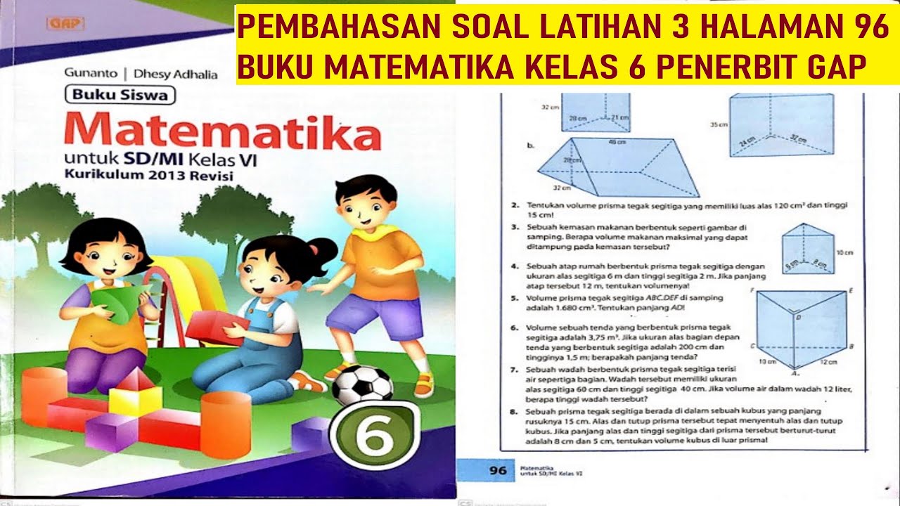 Detail Kunci Jawaban Buku Matematika Kelas 6 Kurikulum 2013 Revisi Nomer 15