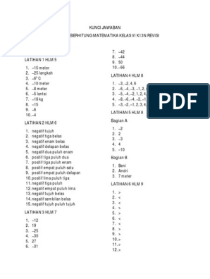 Detail Kunci Jawaban Buku Matematika Kelas 6 Penerbit Erlangga Ktsp 2006 Nomer 9