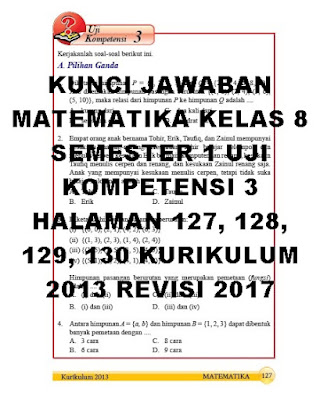 Detail Kunci Jawaban Buku Matematika Kelas 8 Kurikulum 2013 Semester 1 Nomer 34