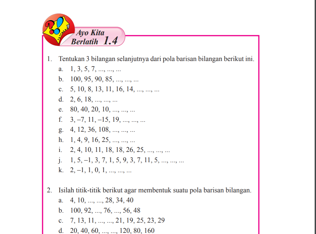 Detail Kunci Jawaban Buku Matematika Kelas 8 Kurikulum 2013 Semester 1 Nomer 5