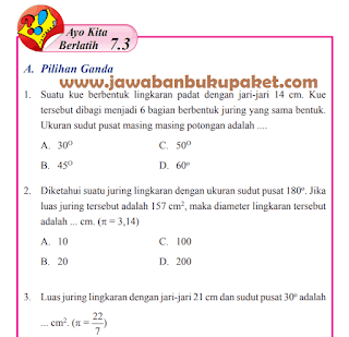 Detail Kunci Jawaban Buku Matematika Kelas 8 Kurikulum 2013 Semester 1 Nomer 40