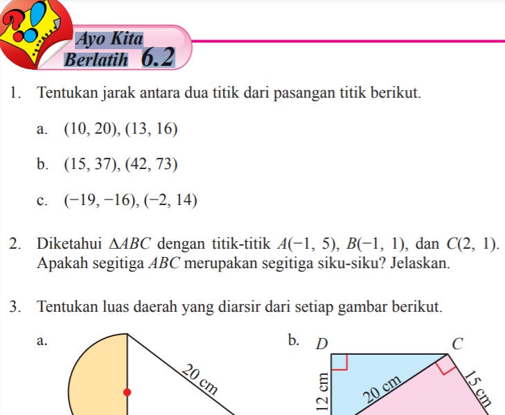 Detail Kunci Jawaban Buku Matematika Kelas 8 Kurikulum 2013 Semester 1 Nomer 53