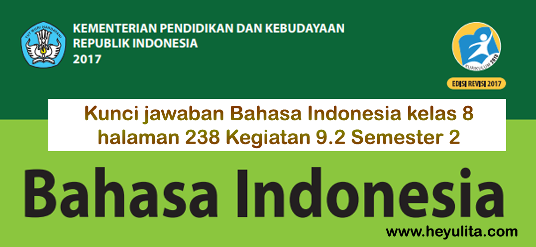 Detail Kunci Jawaban Buku Paket Bahasa Indonesia Nomer 25