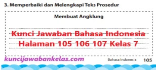 Detail Kunci Jawaban Buku Paket Bahasa Indonesia Kelas 7 Nomer 34