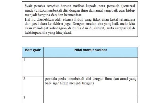 Detail Kunci Jawaban Buku Paket Bahasa Indonesia Kelas 7 Nomer 43