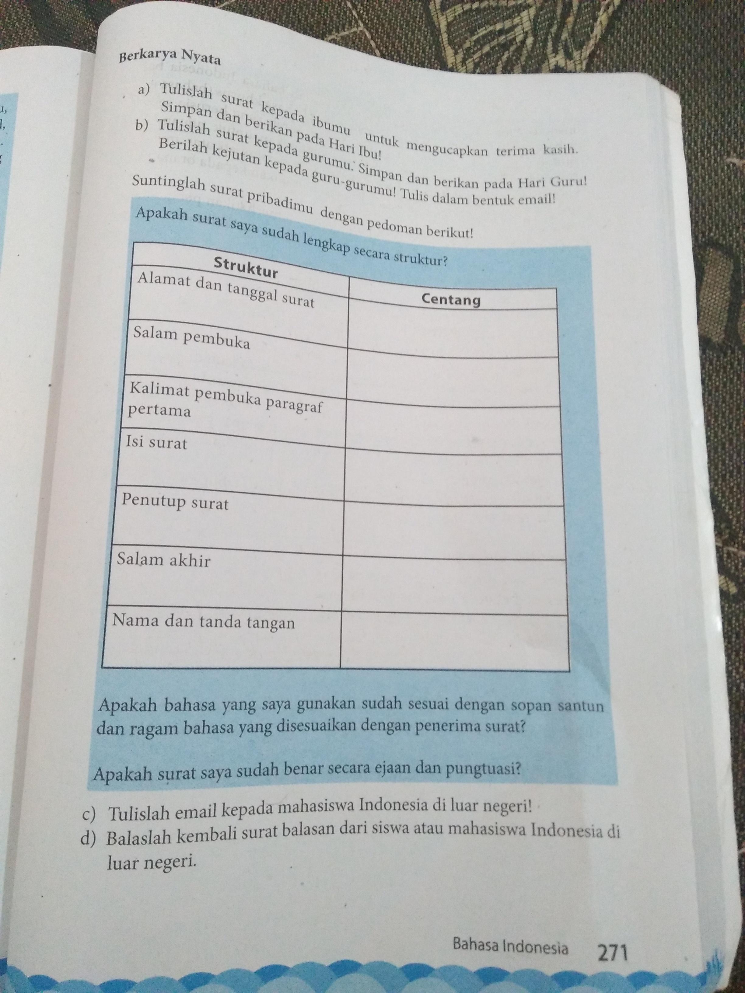 Detail Kunci Jawaban Buku Paket Bahasa Indonesia Kelas 7 Nomer 7