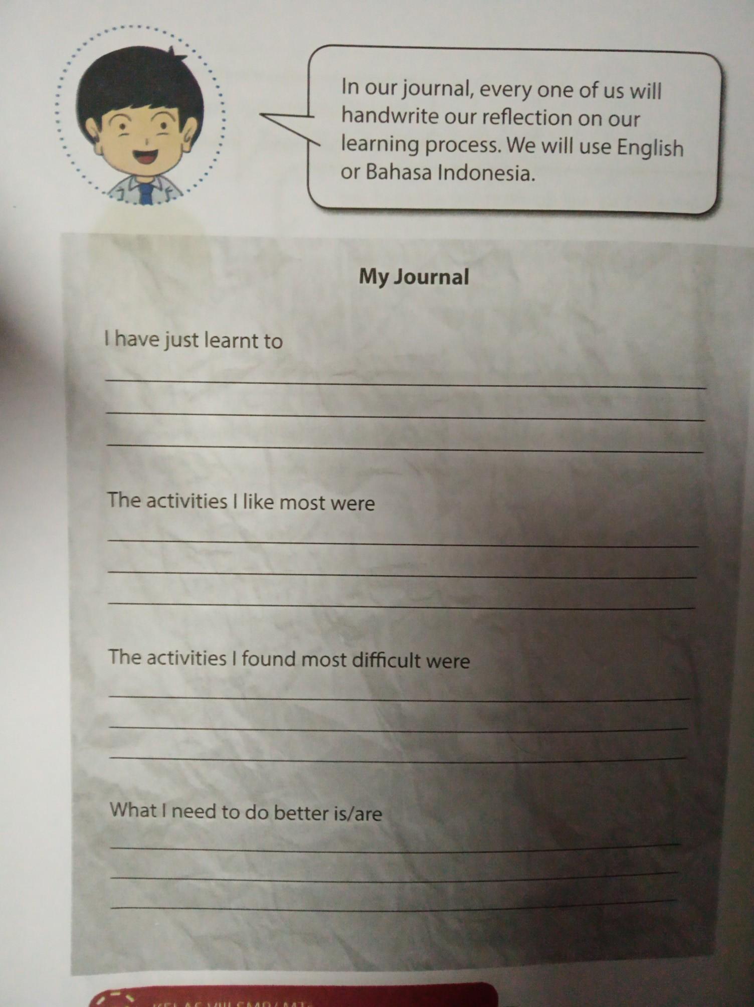 Detail Kunci Jawaban Buku Paket Bahasa Inggris Kelas 8 Kurikulum 2013 Nomer 7