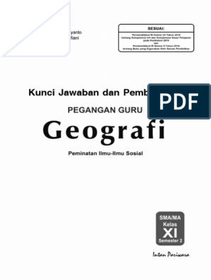 Detail Kunci Jawaban Buku Paket Geografi Kelas 11 Kurikulum 2013 Nomer 6