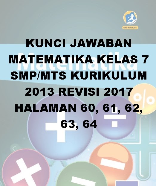 Detail Kunci Jawaban Buku Paket Matematika Kelas 7 Semester 1 Nomer 14